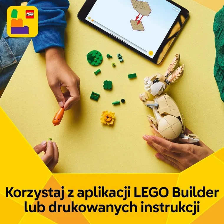 LEGO Creator 3 w 1, Uroczy króliczek, 31162
