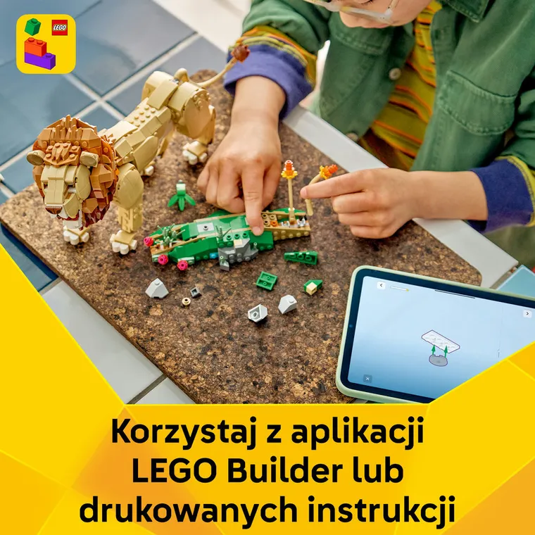 LEGO Creator, Dzikie zwierzęta: Dumny lew, 31386