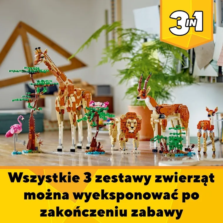 LEGO Creator, Dzikie zwierzęta z safari, 31150