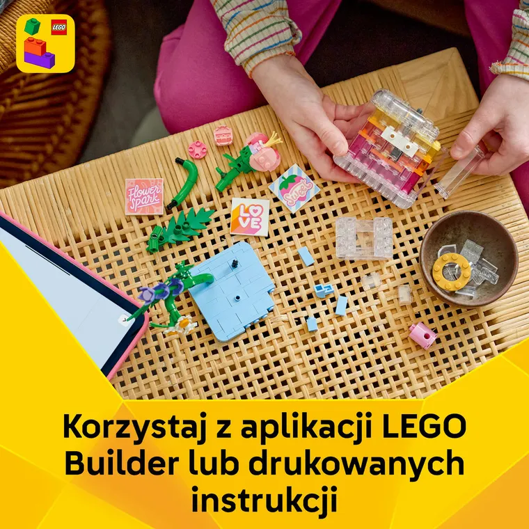 LEGO Creator, Flakon perfum z kwiatową ozdobą, 31383