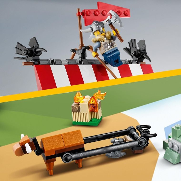 LEGO Creator, Statek wikingów i wąż z Midgardu, 31132