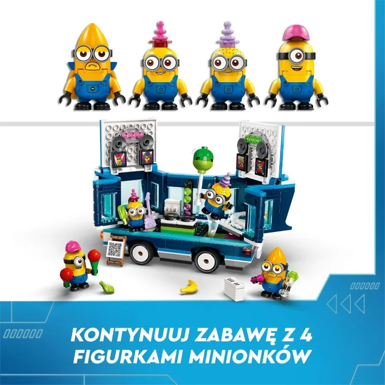 LEGO Despicable Me 4, Imprezowy autobus minionków, 75581