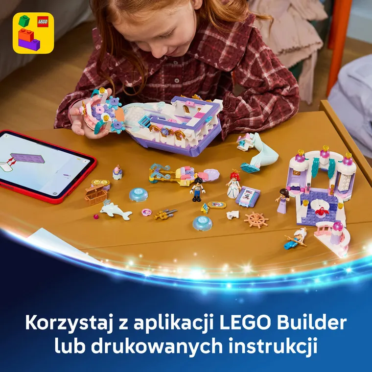 LEGO Disney, Królewska łódź weselna Arielki, 43299
