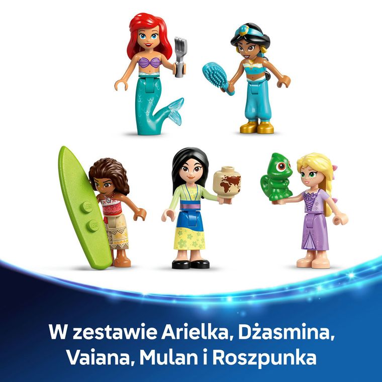 LEGO Disney Princess, Zamek księżniczek i królewskie zwierzaki, 43267