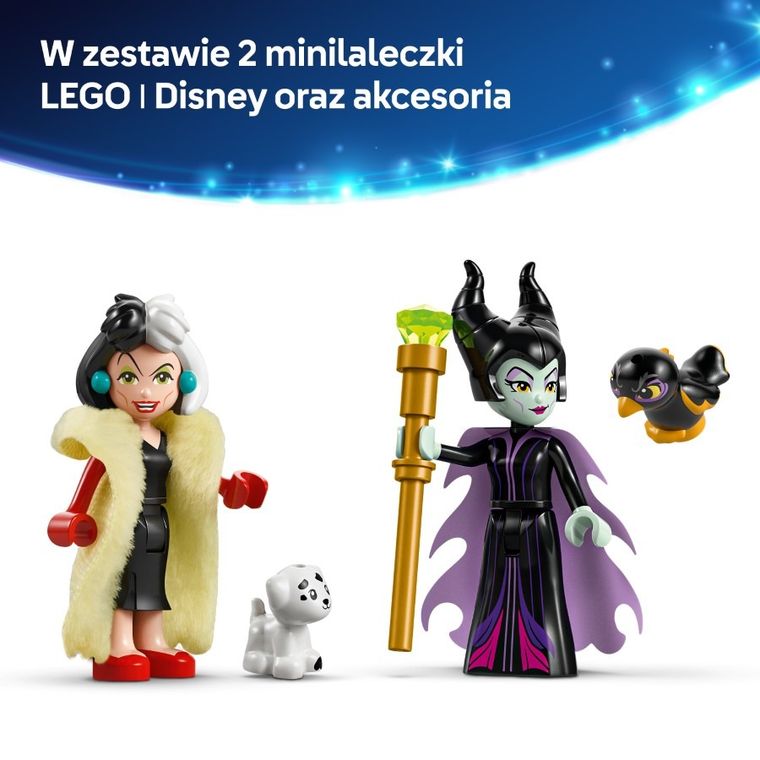 LEGO Disney, Suknie Diaboliny i Cruelli De Mon, 43262