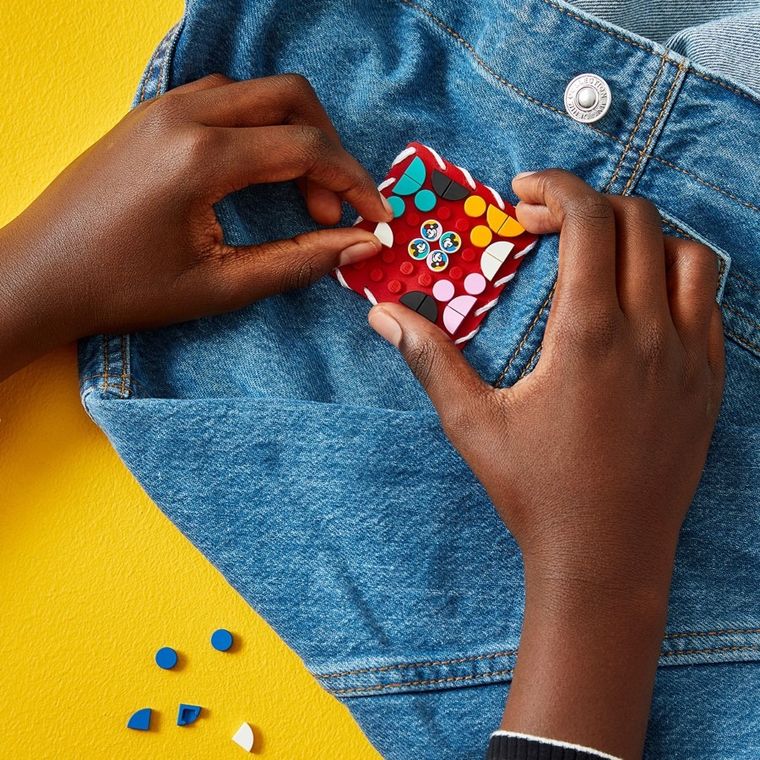 LEGO DOTS, Myszka Miki i Myszka Minnie - naszywka, 41963