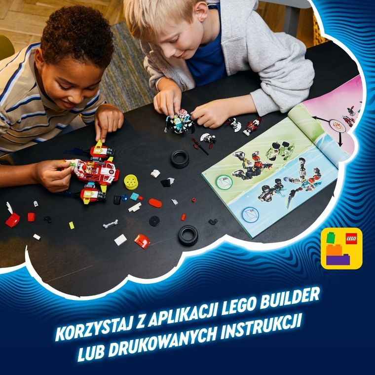 LEGO DREAMZzz, Tygrysi mech Coopera i hot rod Zero, 71497