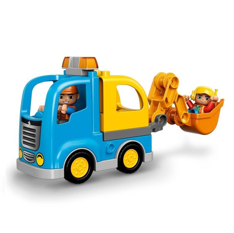 LEGO DUPLO, Ciężarówka i koparka gąsienicowa, 10812