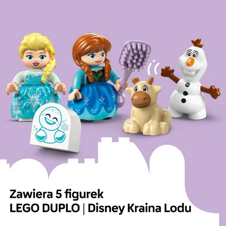 LEGO DUPLO Disney, Przyjęcie w lodowym zamku Anny i Elzy, 10455