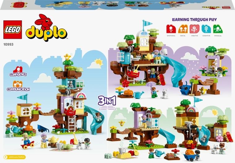 LEGO DUPLO, Domek na drzewie 3 w 1, 10993