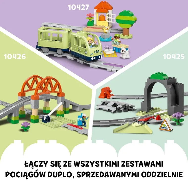 LEGO DUPLO, Duży interaktywny pociąg miejski, 10428