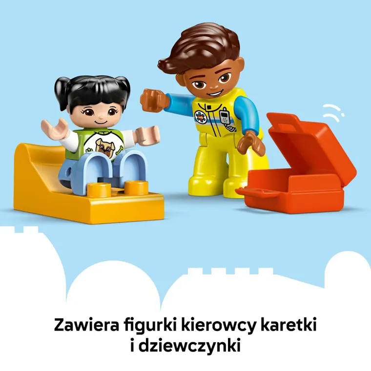 LEGO DUPLO, Karetka z kierowcą, 10447