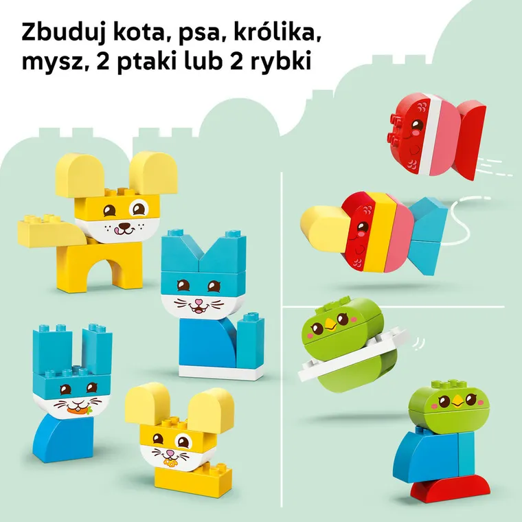 LEGO DUPLO, Kreatywne zwierzaki 3 w 1, 10477