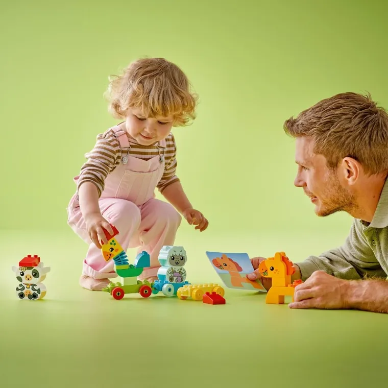 LEGO DUPLO My First, Pociąg ze zwierzątkami, zabawka, 10412