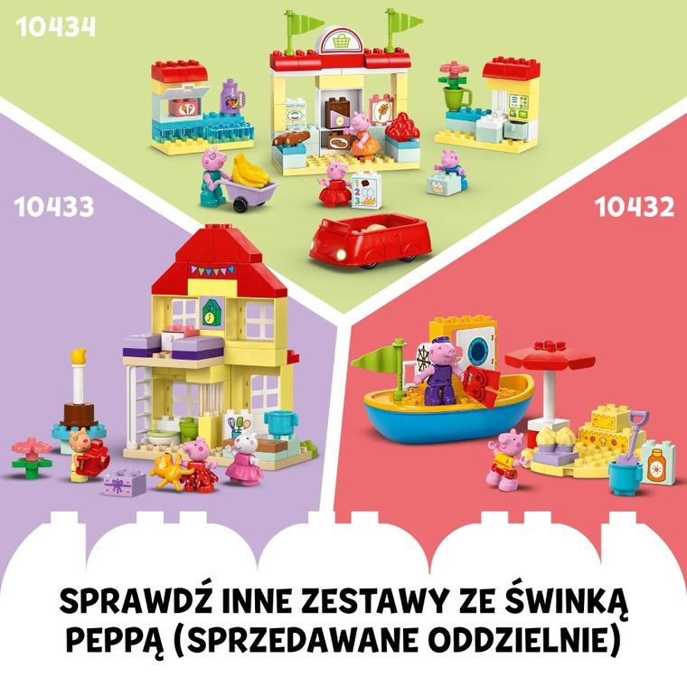 LEGO DUPLO, Ogród i domek na drzewie Peppy, 10431