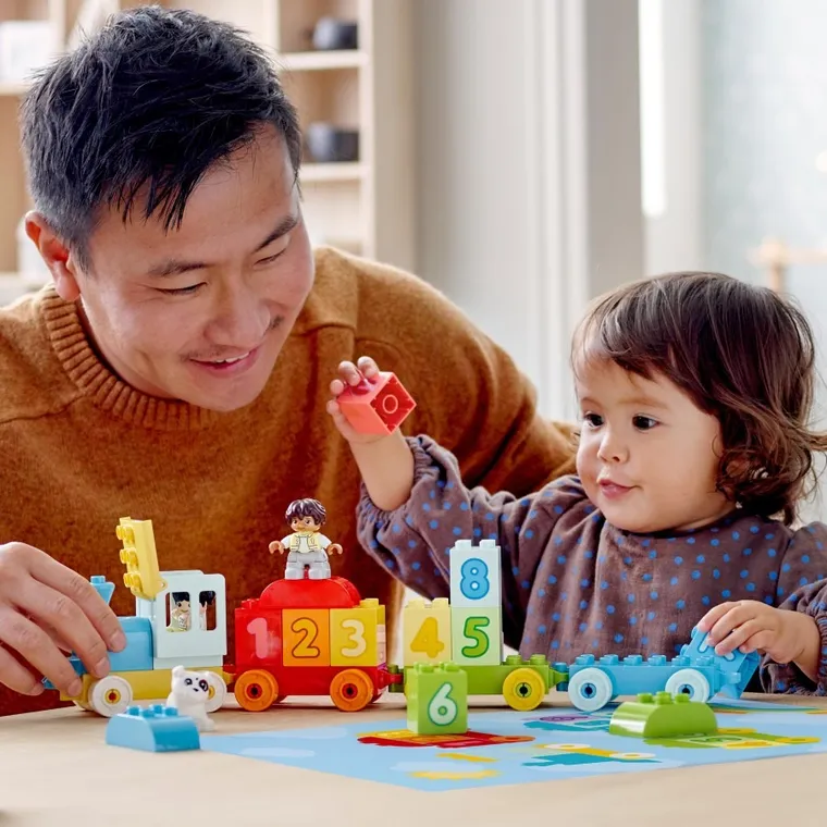 LEGO DUPLO, Pociąg z cyferkami - nauka liczenia, zabawka, 10954