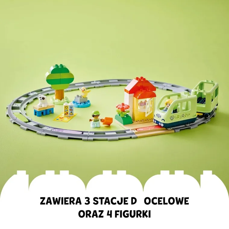 LEGO DUPLO, Przygoda z interaktywnym pociągiem, zabawka, 10427