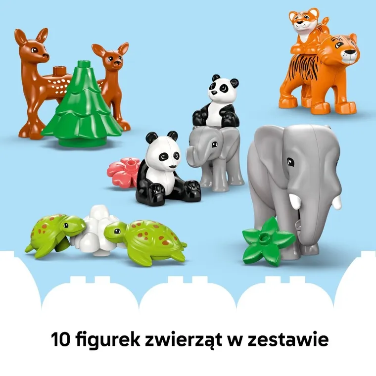 LEGO DUPLO, Rodziny dzikich zwierząt 3 w 1, 10446