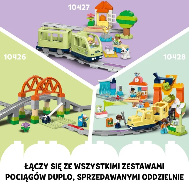 LEGO DUPLO, Tunel i tory kolejowe - zestaw rozszerzający, 10425