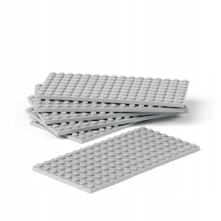 LEGO, duża gablota na klocki i minifigurki, niebieska