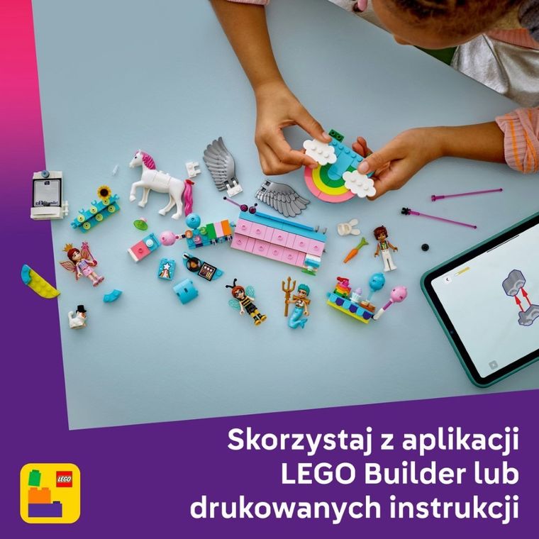 LEGO Friends, Bal przebierańców z jednorożcem i wróżką, 42661