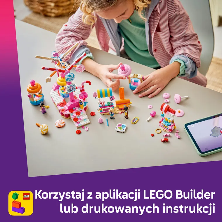 LEGO Friends, Cukierkowo-babeczkowy diabelski młyn, 42700