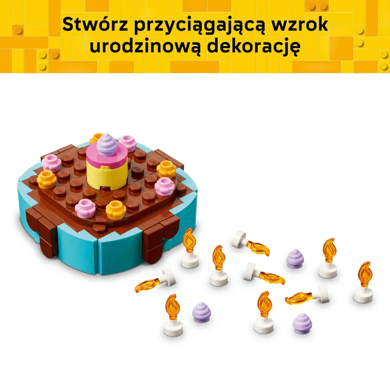 LEGO Iconic, Tort na przyjęcie urodzinowe, 40815