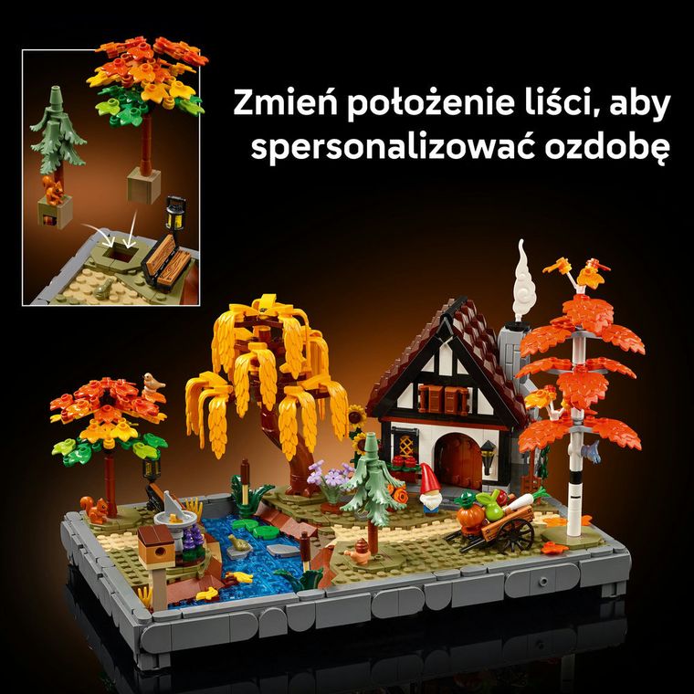 LEGO Icons, Jesienny ogród z chatką, 11372