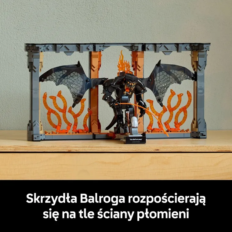LEGO Icons, Władca pierścieni: Book nook z Balrogiem, 10367