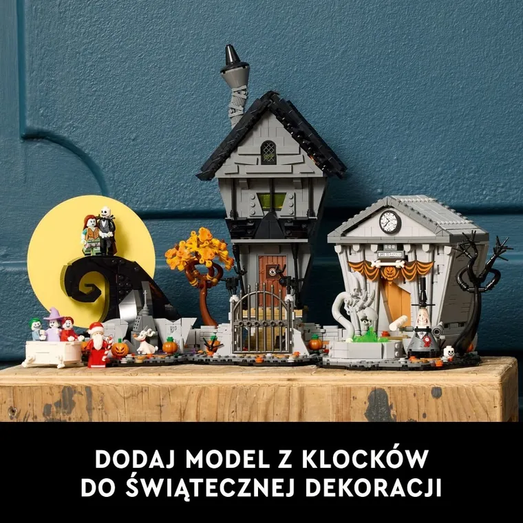 LEGO Ideas, Disney: Miasteczko Halloween Tima Burtona, 21351