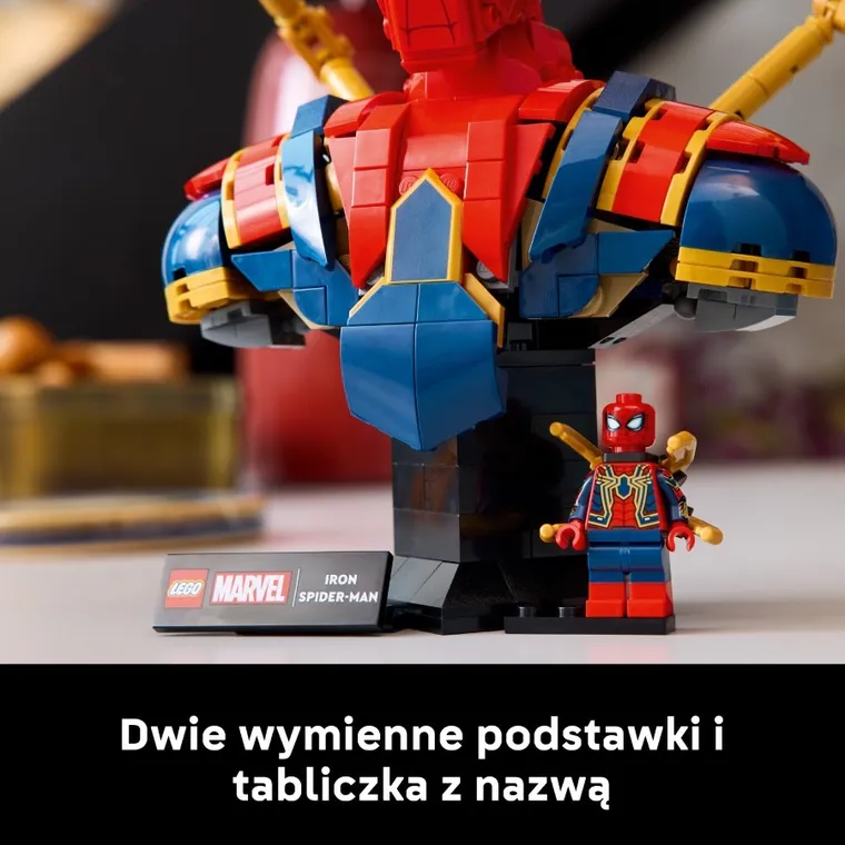 LEGO Marvel, Popiersie Iron Spider-Mana, 76326