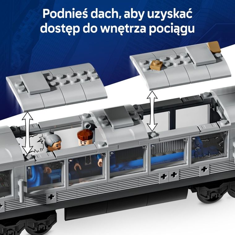 LEGO Marvel, Spider-Man kontra Doc Ock - scena w metrze, 76321