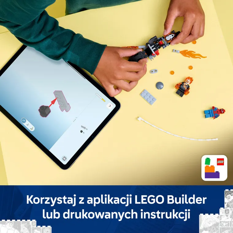 LEGO Marvel, Spider-Man kontra Ghost Rider na motocyklu, 76335