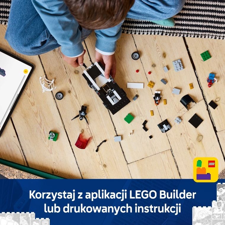 LEGO Marvel, Spider-Man kontra muscle car Venoma, 76309