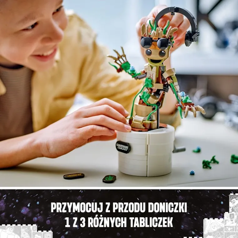 LEGO Marvel, Tańczący Groot, 76297
