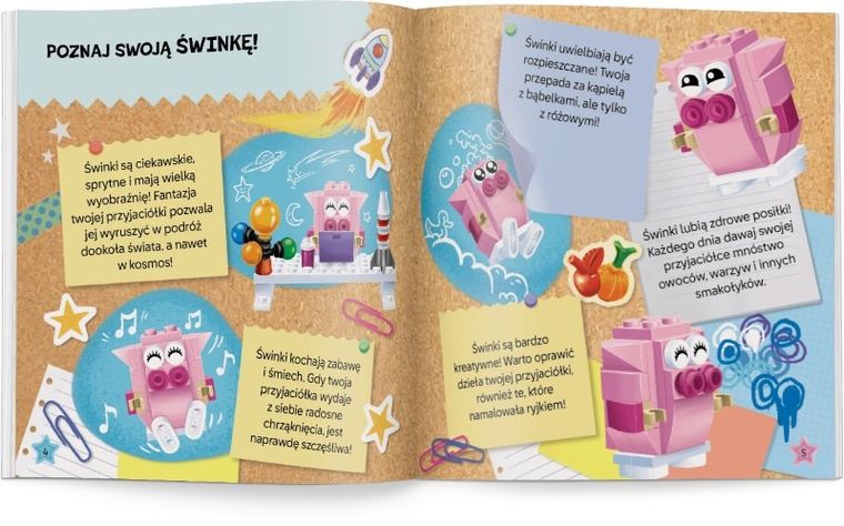 LEGO Master Brand. Zwierzaki Słodziaki +figurka Świnka