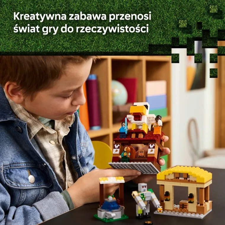 LEGO Minecraft, Atak balonowego Ghasta na wioskę, 21273