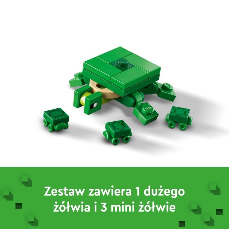 LEGO Minecraft, Domek na plaży żółwi, 21254