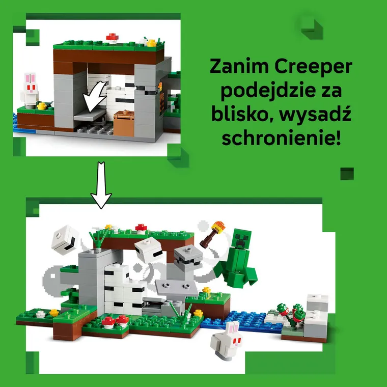 LEGO Minecraft, Przetrwanie pierwszej nocy, 21593