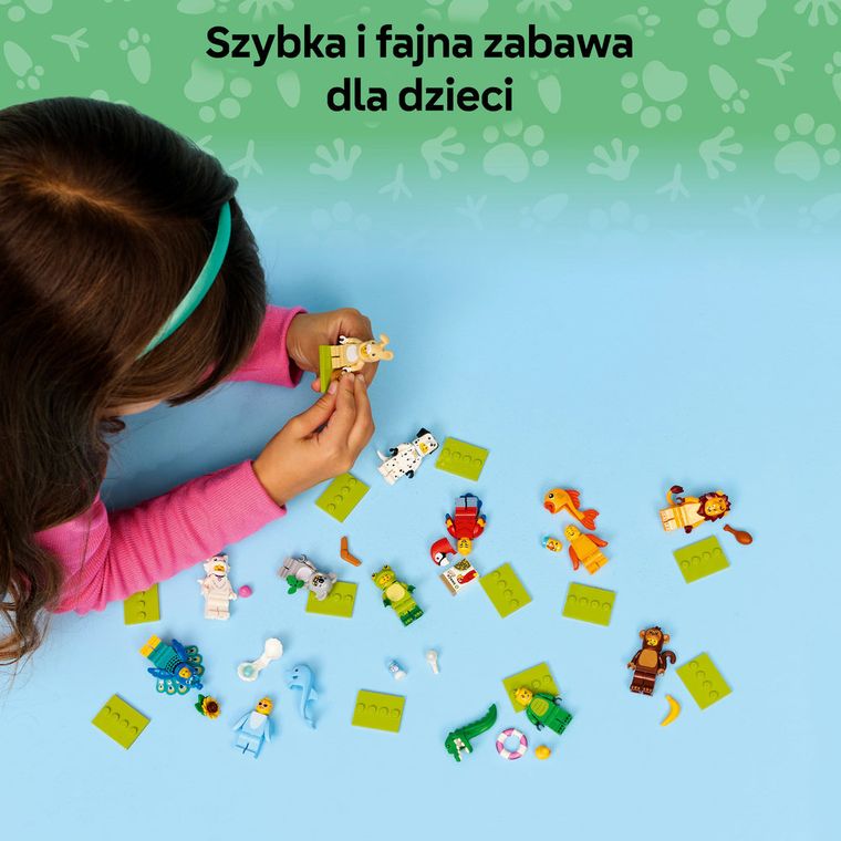 LEGO Minifigurki, Seria 28 - Zwierzęta, tajemnicze pudełko, 71051