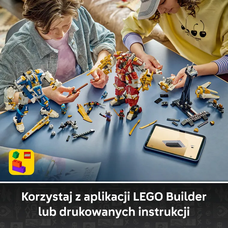 LEGO NINJAGO, Bliźniacze tytanowe mechy, 71870