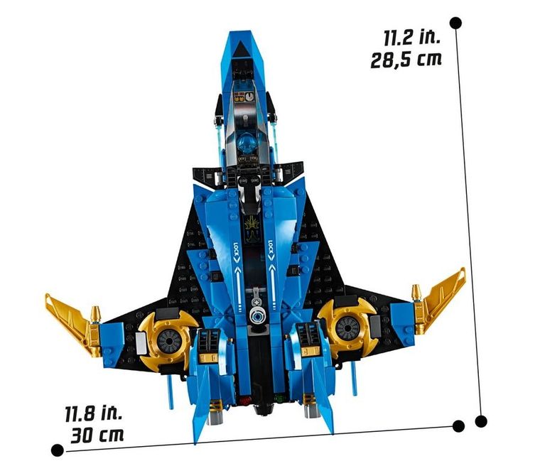 LEGO NINJAGO, Burzowy myśliwiec Jaya, 70668
