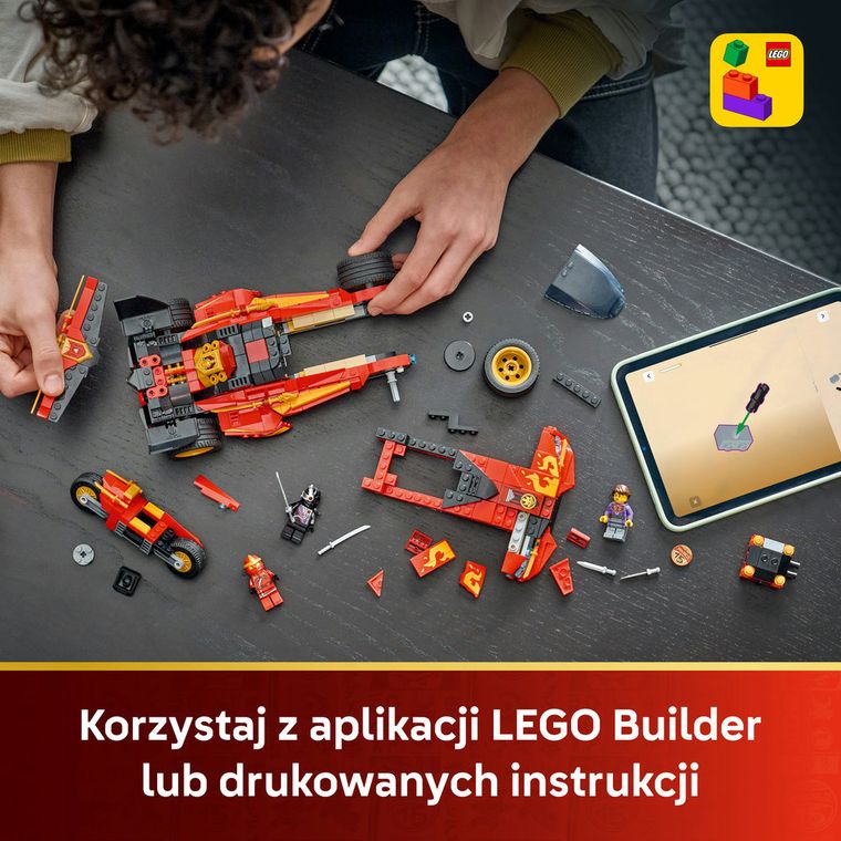 LEGO NINJAGO, Ninjaścigacz X-1 - 15-lecie, 71867