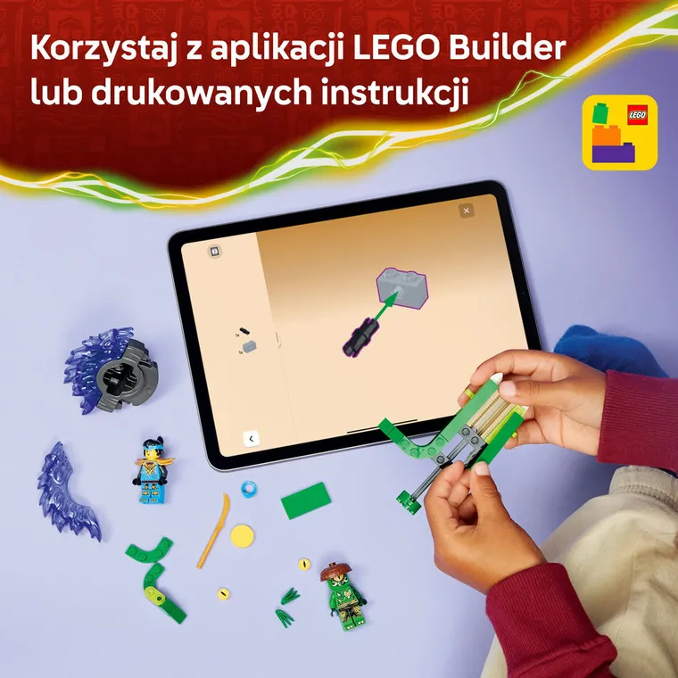 LEGO NINJAGO, Nya kontra zmutowany potwór na spinnerze, 71849
