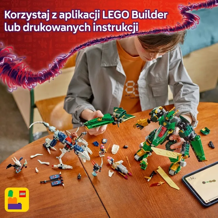 LEGO NINJAGO, Odrzutowy mech Lloyda, 71845