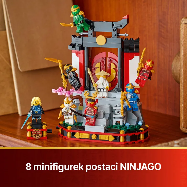 LEGO NINJAGO, Ozdoba z postaciami ninja - 15-lecie, 71866
