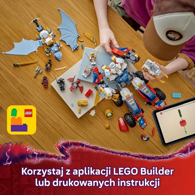 LEGO NINJAGO, Wielofunkcyjny ultramech Zane’a, 71834