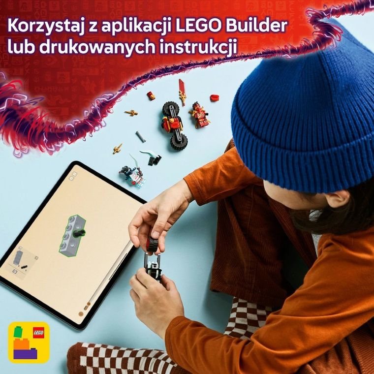 LEGO NINJAGO, Wyścig motocyklowy Kaia, 71838