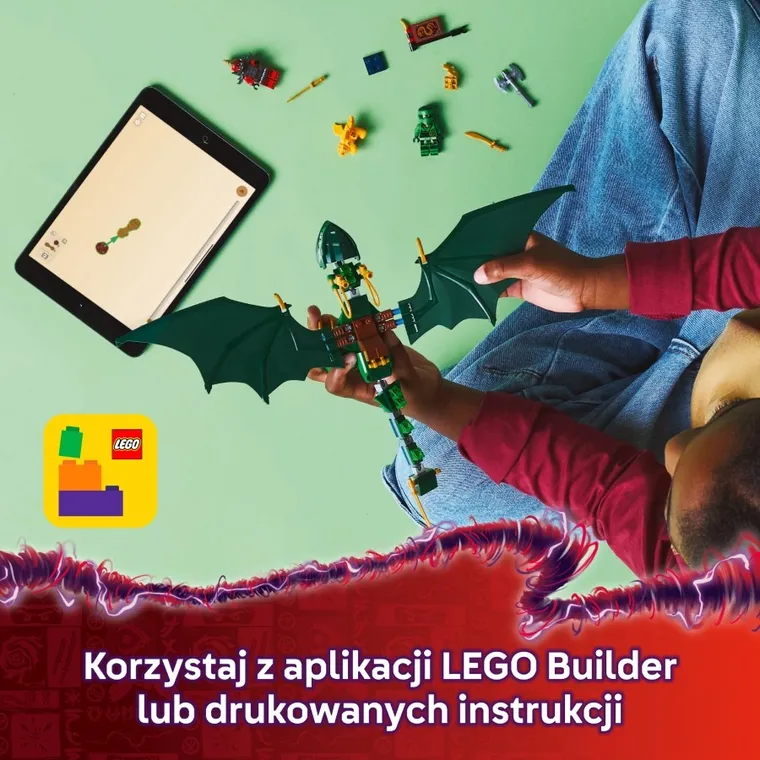 LEGO NINJAGO, Zielony leśny smok Lloyda, 71829