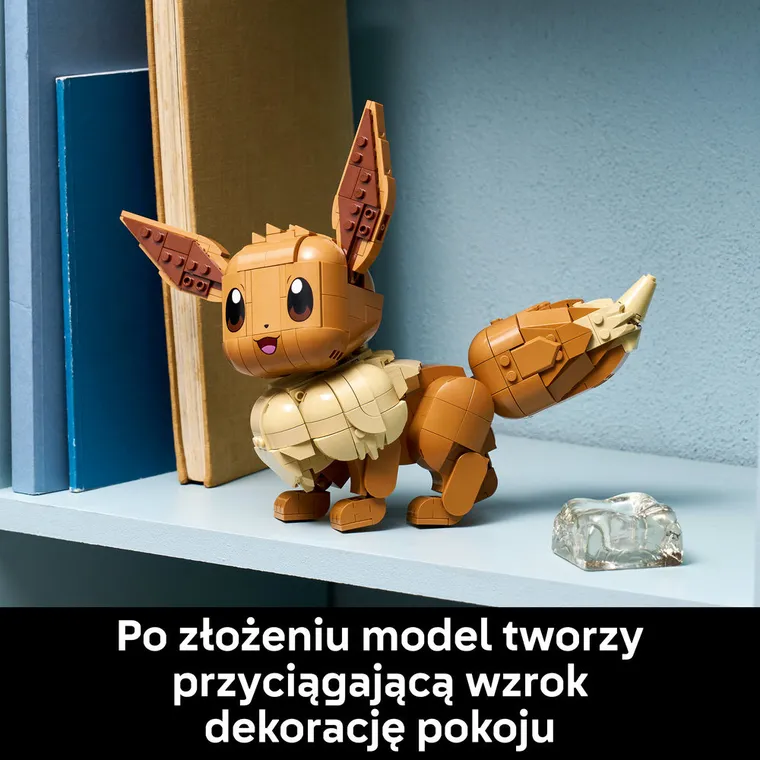 LEGO Pokémon, Eevee, gadżet z gry, zestaw dla dorosłych, 72151